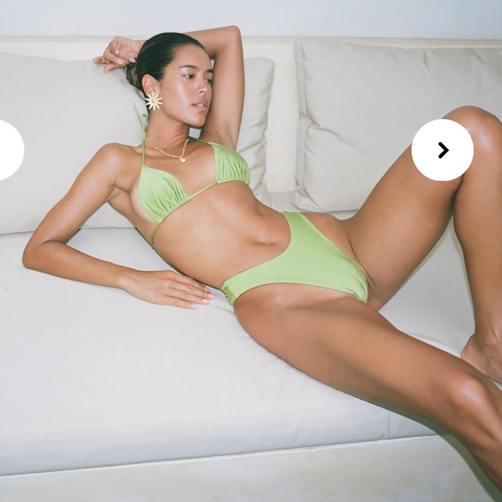 Loleia swim - slice of melon retro bottoms (S)